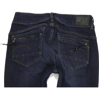 G-Star Women Blue Skinny Slim Stretch Jeans W30 L29