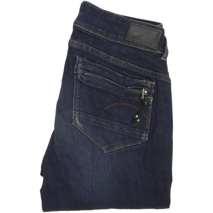 G-Star Women Blue Skinny Slim Stretch Jeans W30 L29