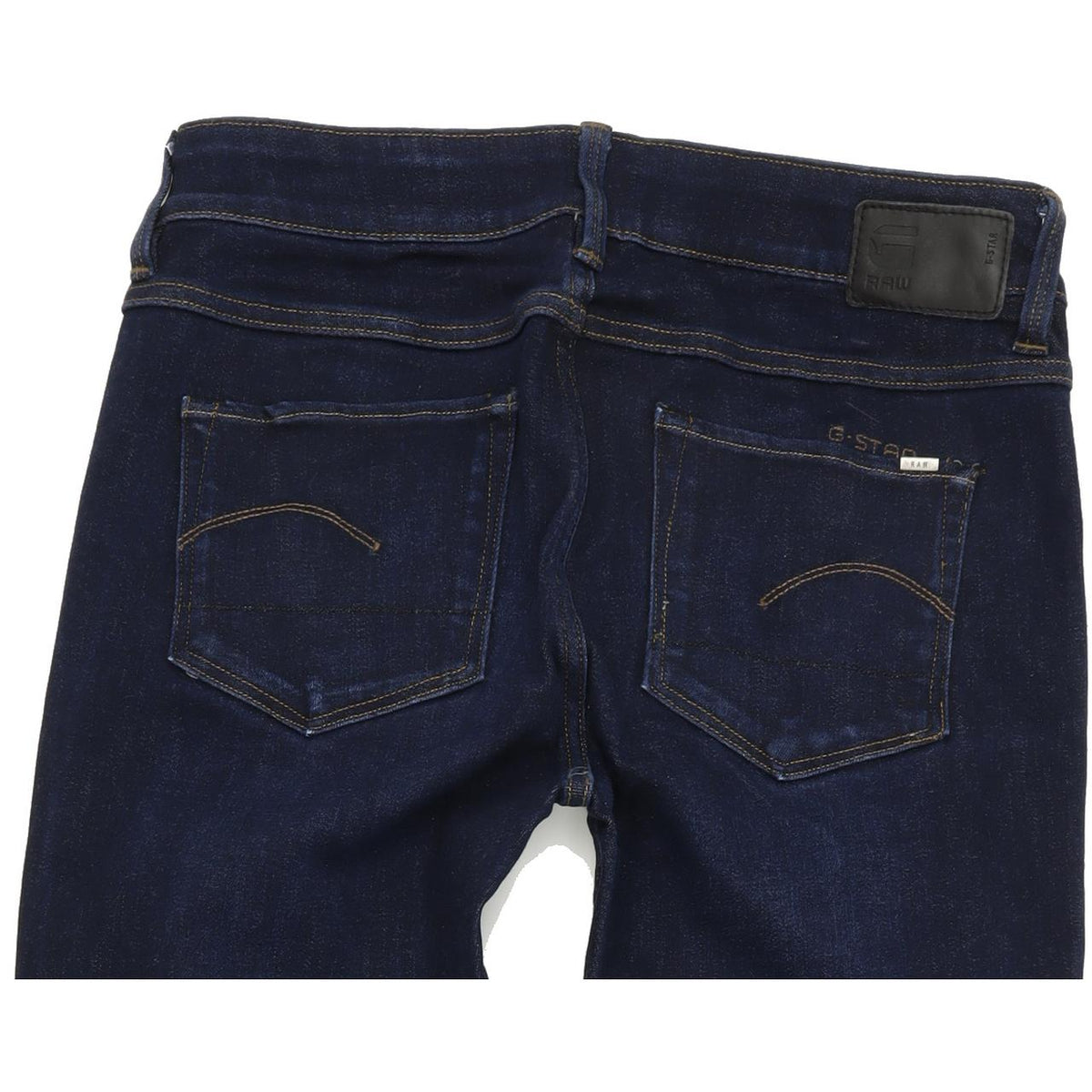 G-Star 3301 Contour Women Blue Straight Slim Stretch Jeans W27 L30