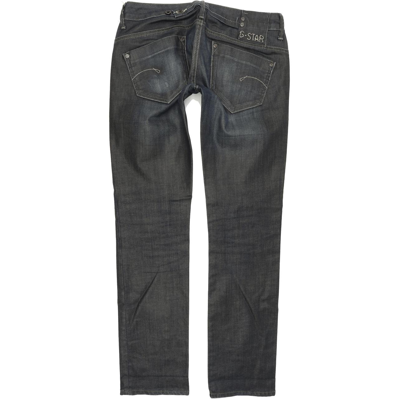 G-Star Midge Women Blue Straight Regular Stretch Jeans W28 L32
