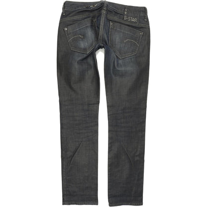 G-Star Midge Women Blue Straight Regular Stretch Jeans W28 L32