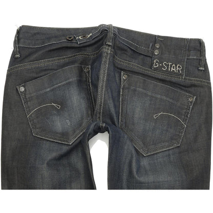 G-Star Midge Women Blue Straight Regular Stretch Jeans W28 L32