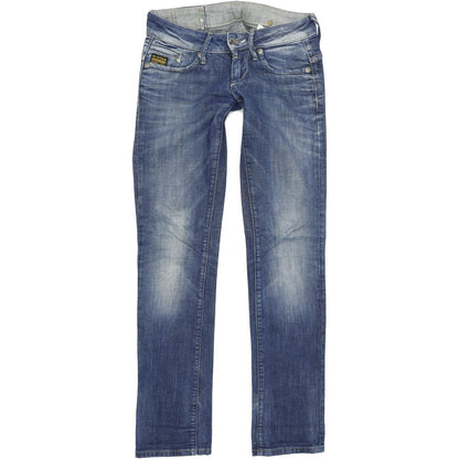 G-Star Midge Women Blue Straight Regular Stretch Jeans W26 L32