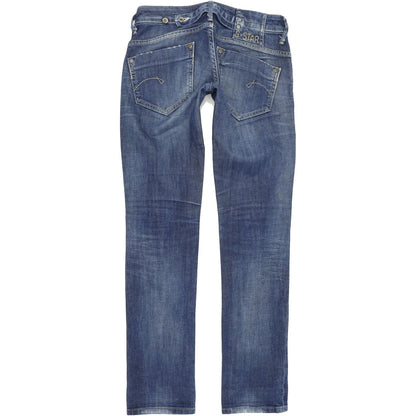 G-Star Midge Women Blue Straight Regular Stretch Jeans W26 L32
