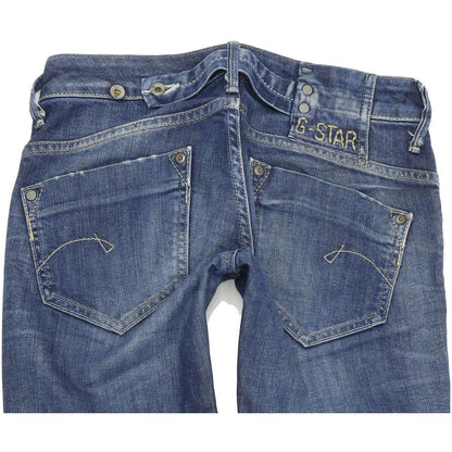 G-Star Midge Women Blue Straight Regular Stretch Jeans W26 L32