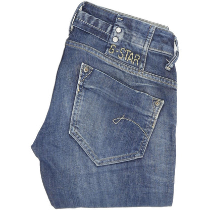 G-Star Midge Women Blue Straight Regular Stretch Jeans W26 L32