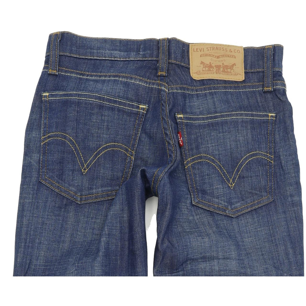 Levi's 528 Women Blue Straight Regular Stretch Jeans W26 L32