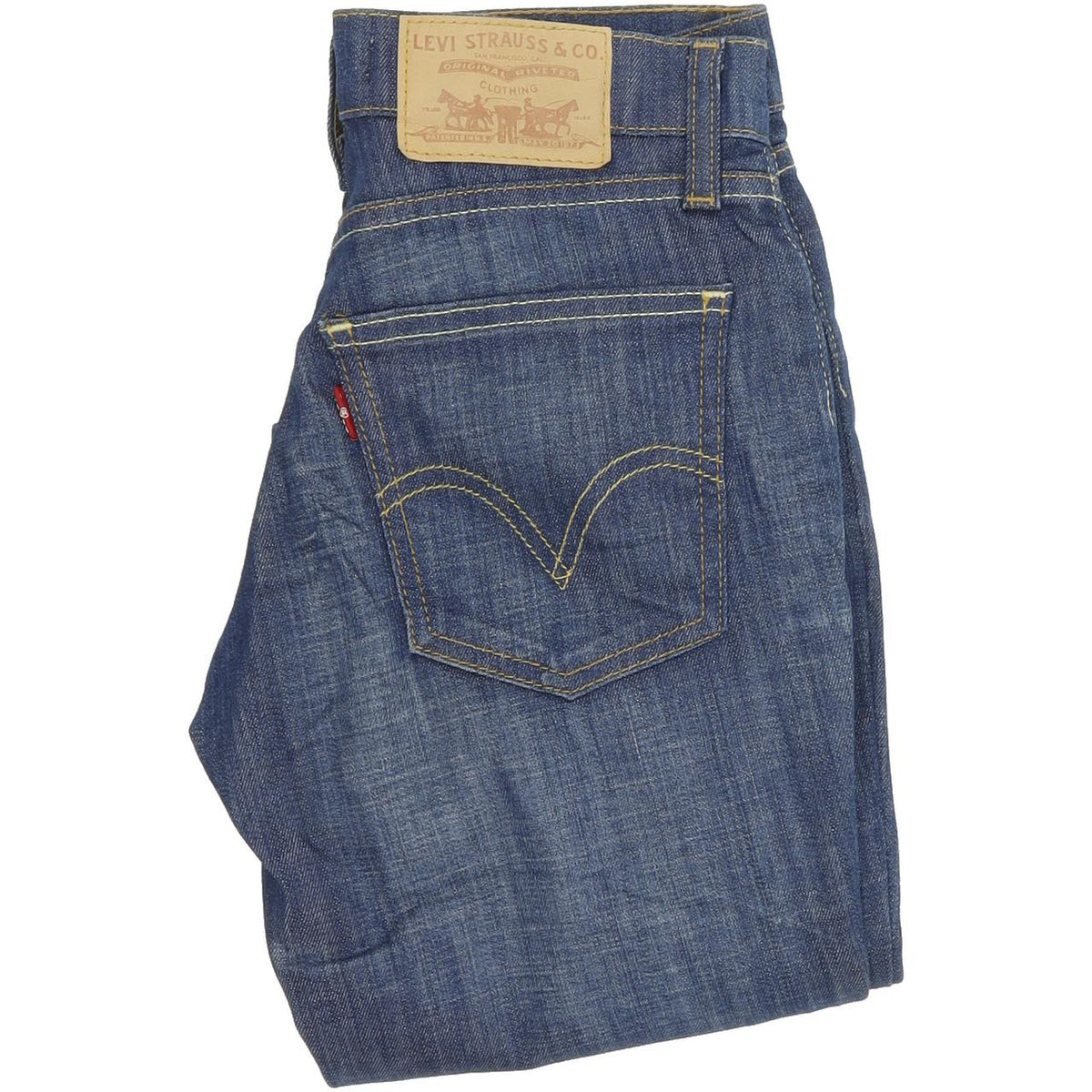 Levi's 528 Women Blue Straight Regular Stretch Jeans W26 L32