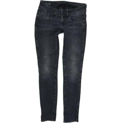 G-Star Women Blue Skinny Slim Stretch Jeans W28 L30