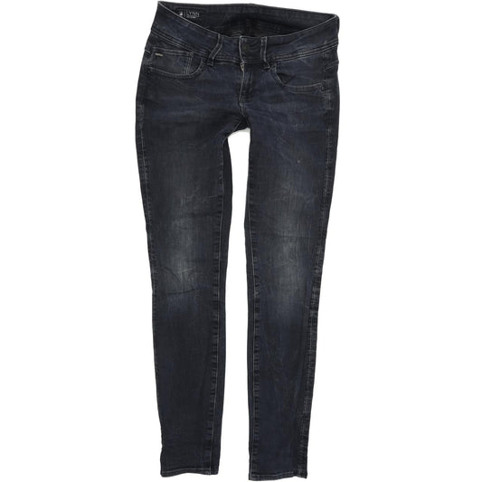 G-Star Women Blue Skinny Slim Stretch Jeans W28 L30