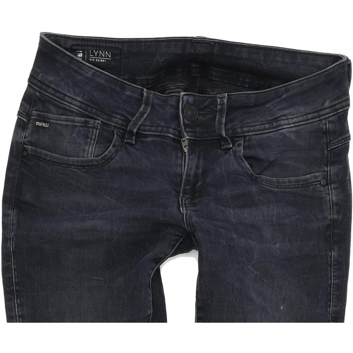 G-Star Women Blue Skinny Slim Stretch Jeans W28 L30
