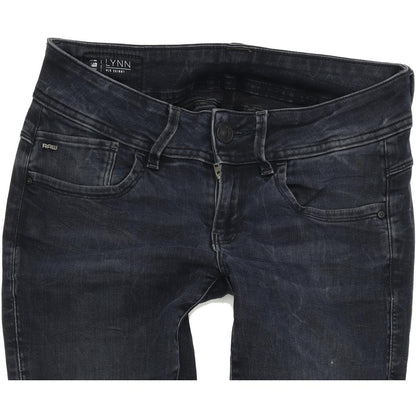 G-Star Women Blue Skinny Slim Stretch Jeans W28 L30