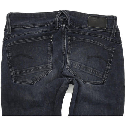 G-Star Women Blue Skinny Slim Stretch Jeans W28 L30