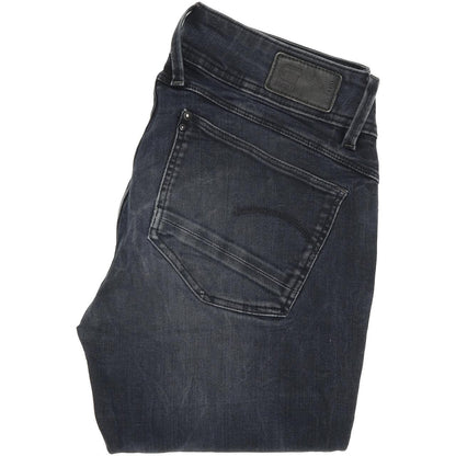 G-Star Women Blue Skinny Slim Stretch Jeans W28 L30