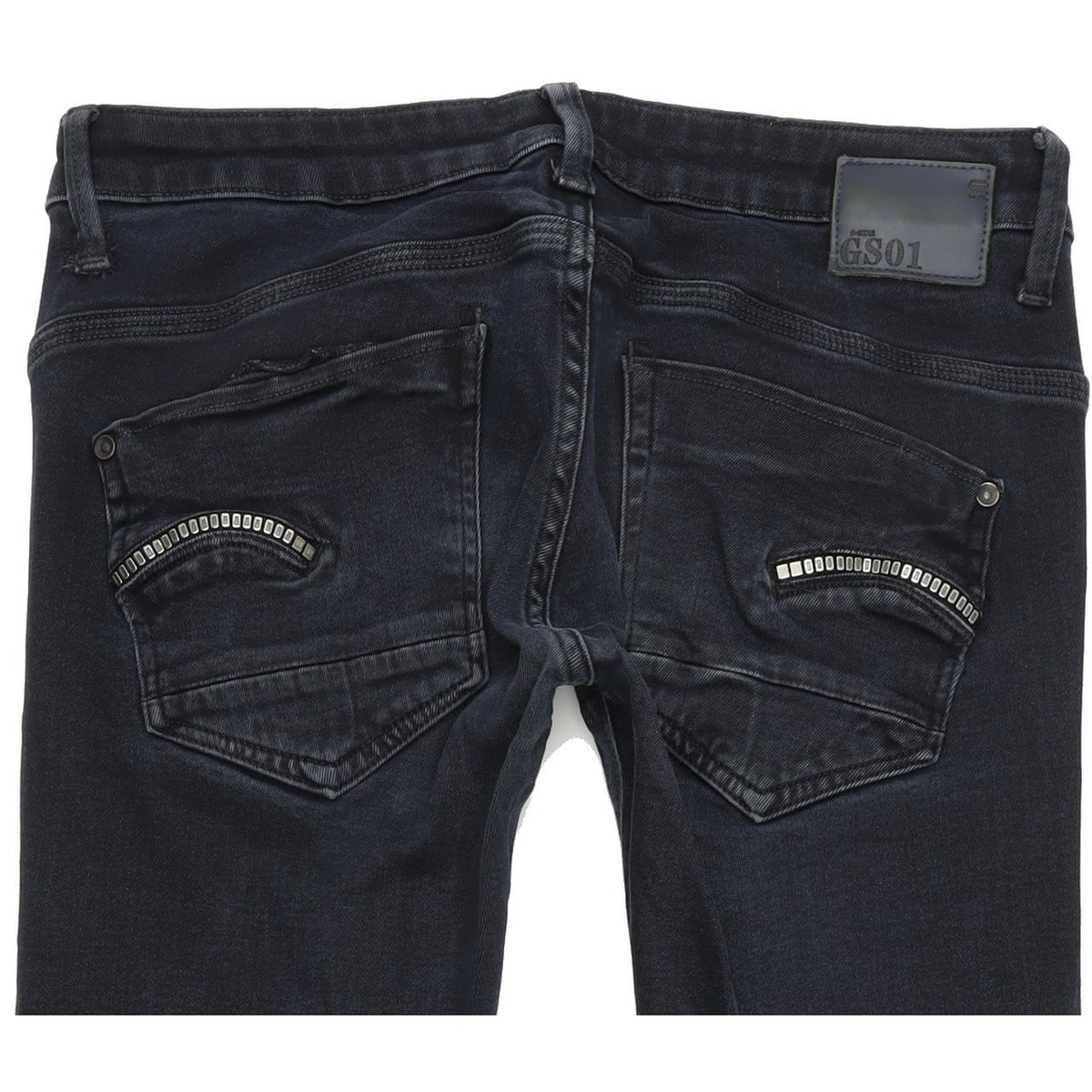 G-Star Women Blue Tapered Slim Stretch Jeans W26 L31