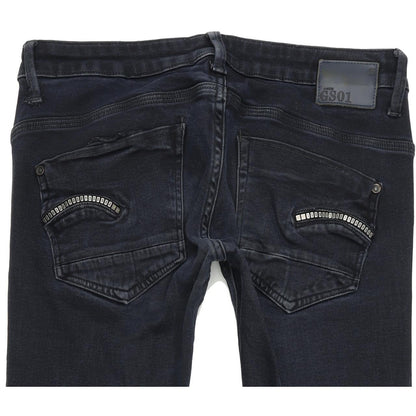 G-Star Women Blue Tapered Slim Stretch Jeans W26 L31