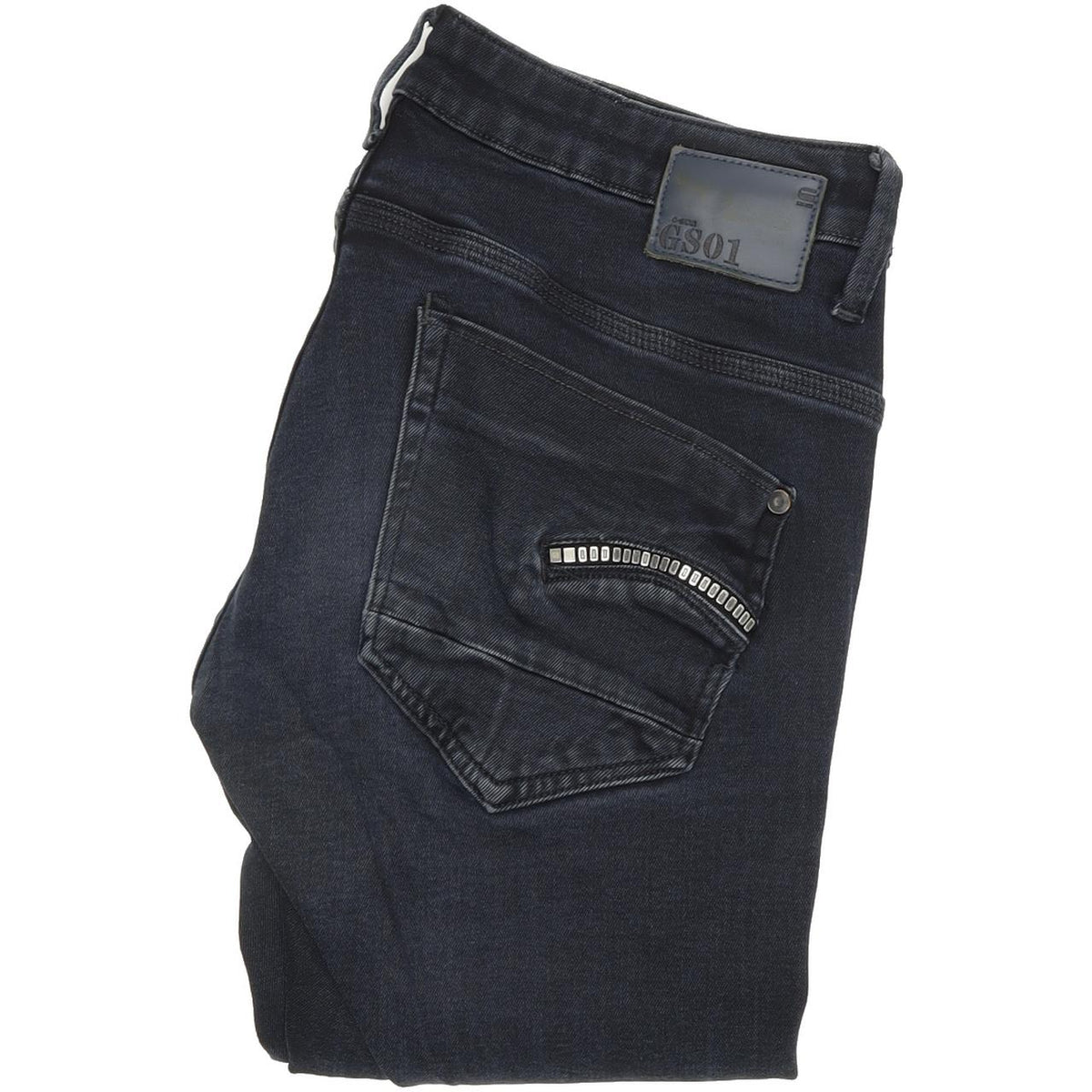 G-Star Women Blue Tapered Slim Stretch Jeans W26 L31