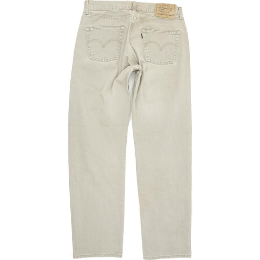 Levi's 517 Men Beige Straight Regular Jeans W33 L32