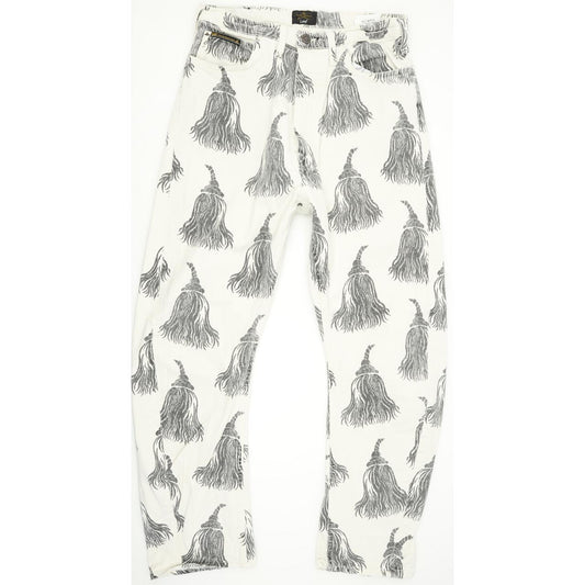 Lee Vivien Westwood Rodeo Men Beige Tapered Regular Jeans W28 L33
