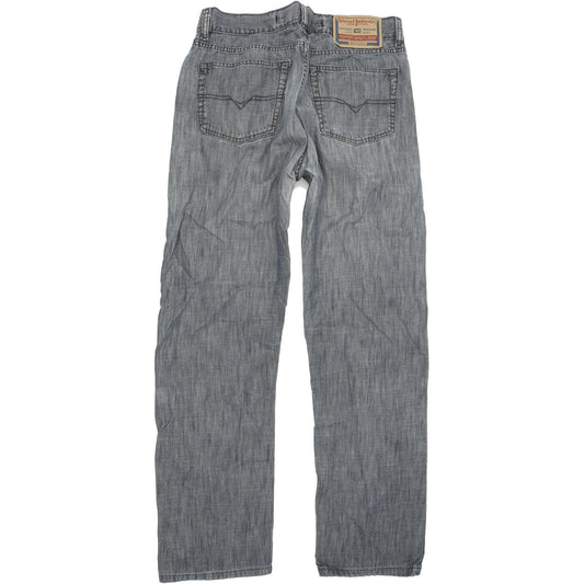 Diesel Men Blue Straight Slim Jeans W32 L32