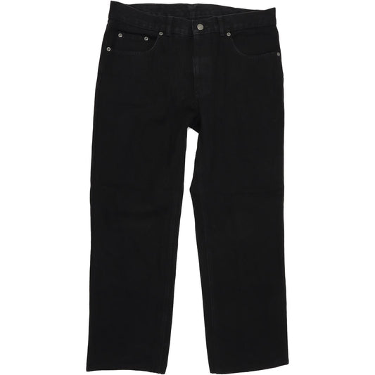 Pioneer Rando Men Black Straight Regular Stretch Jeans W36 L29