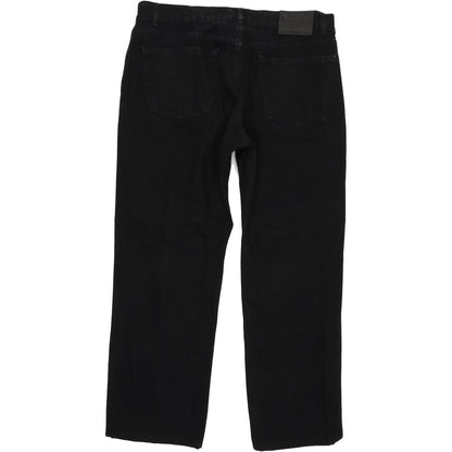 Pioneer Rando Men Black Straight Regular Stretch Jeans W36 L29