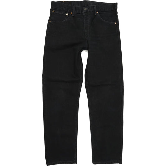 Levi's 521 Men Black Straight Regular Jeans W36 L32