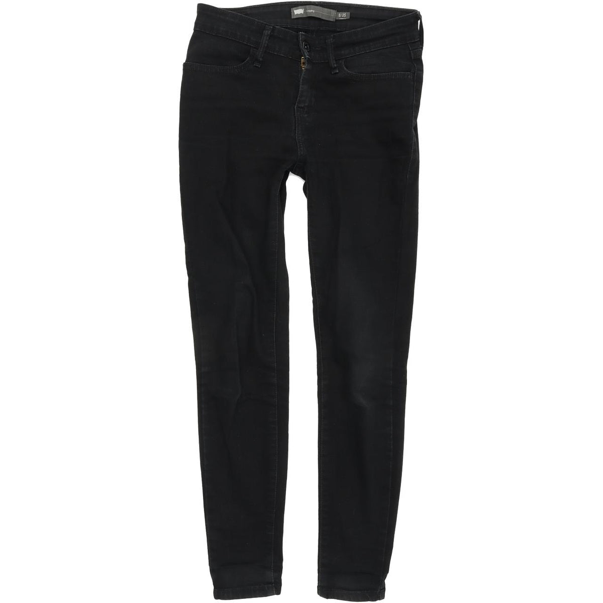 Levi's Women Black Skinny Slim Jegging Stretch Jeans W25 L28