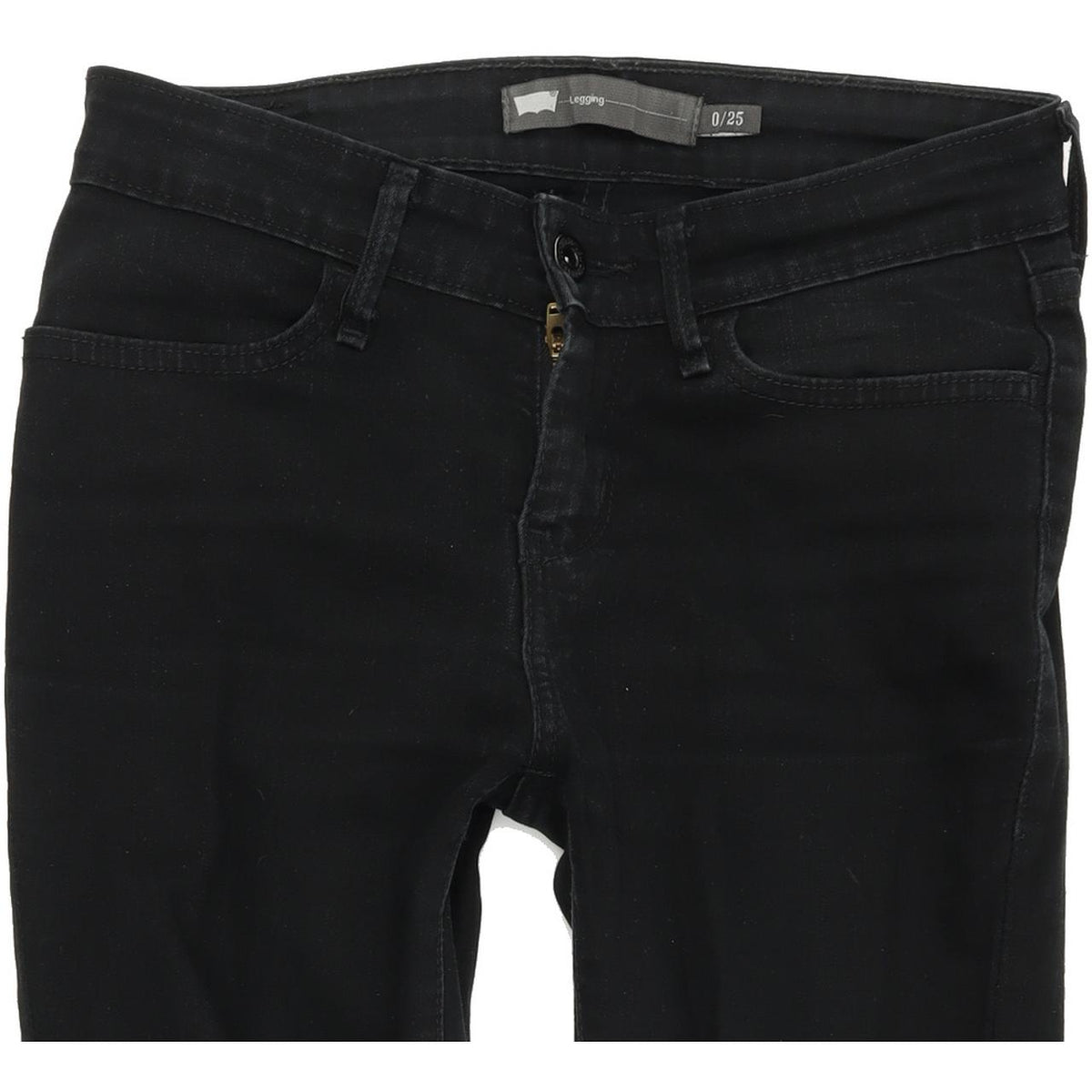 Levi's Women Black Skinny Slim Jegging Stretch Jeans W25 L28