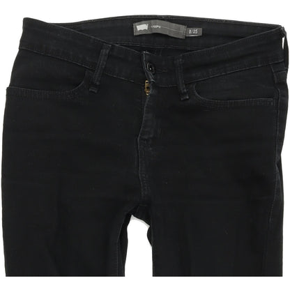 Levi's Women Black Skinny Slim Jegging Stretch Jeans W25 L28