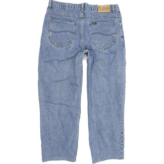Lee Kansas Men Blue Straight Regular Jeans W38 L29
