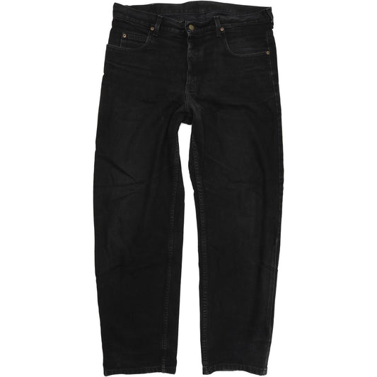 Wrangler Kansas Men Black Straight Regular Jeans W36 L32