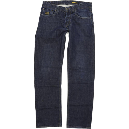 G-Star Porter Men Blue Straight Regular Jeans W32 L34