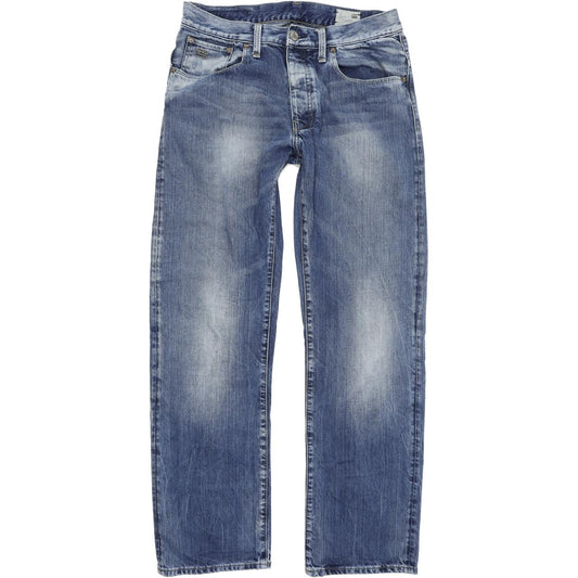 G-Star Men Blue Straight Regular Jeans W34 L32