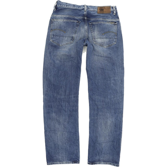 G-Star Men Blue Straight Regular Jeans W34 L32