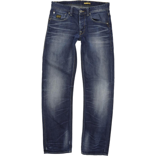 G-Star Porter Men Blue Straight Regular Jeans W32 L34