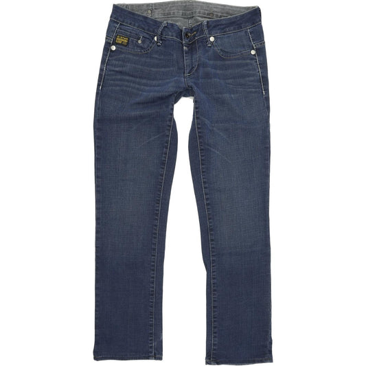 Levi's Signature Women Blue Straight Regular Stretch Jeans W30 L30