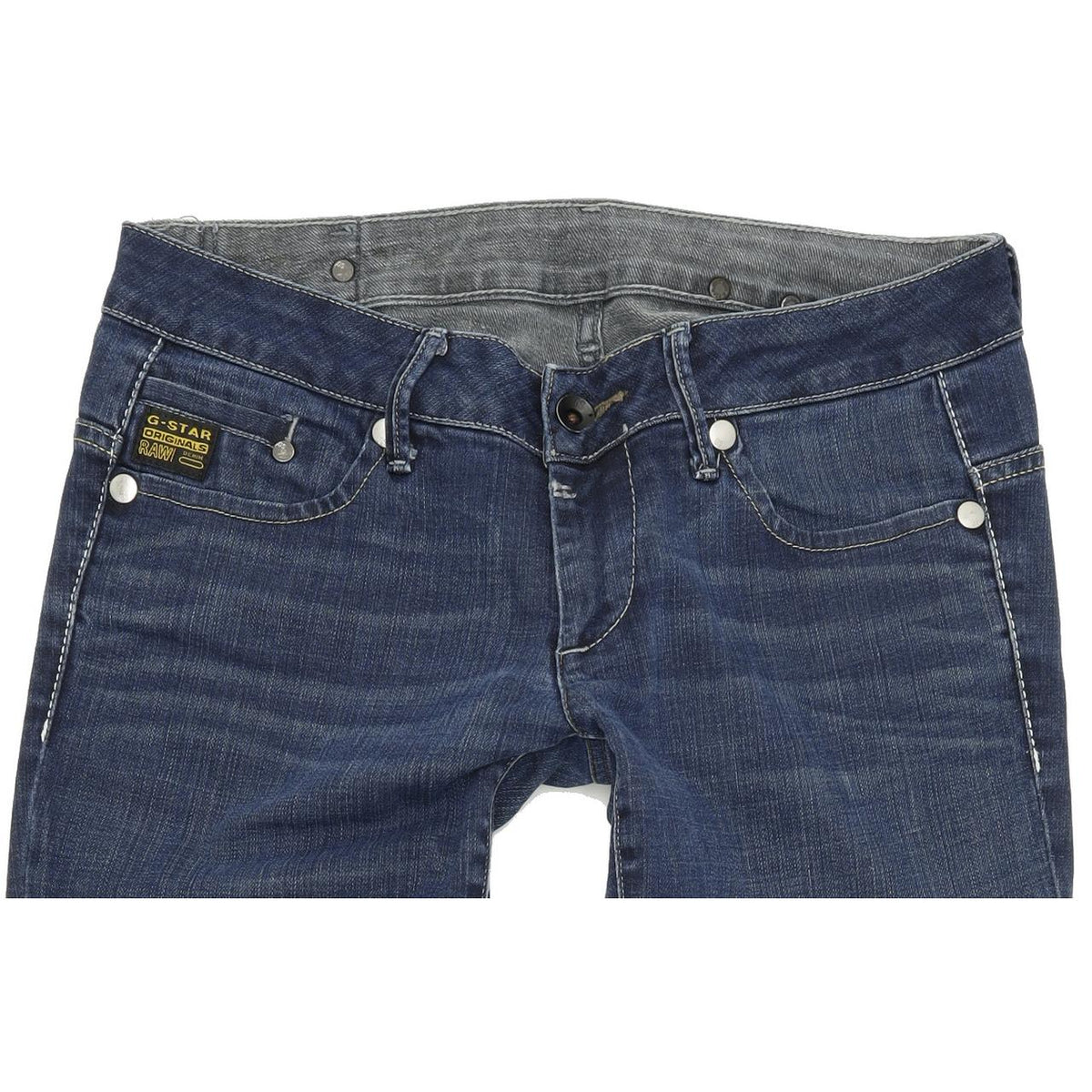 Levi's Signature Women Blue Straight Regular Stretch Jeans W30 L30