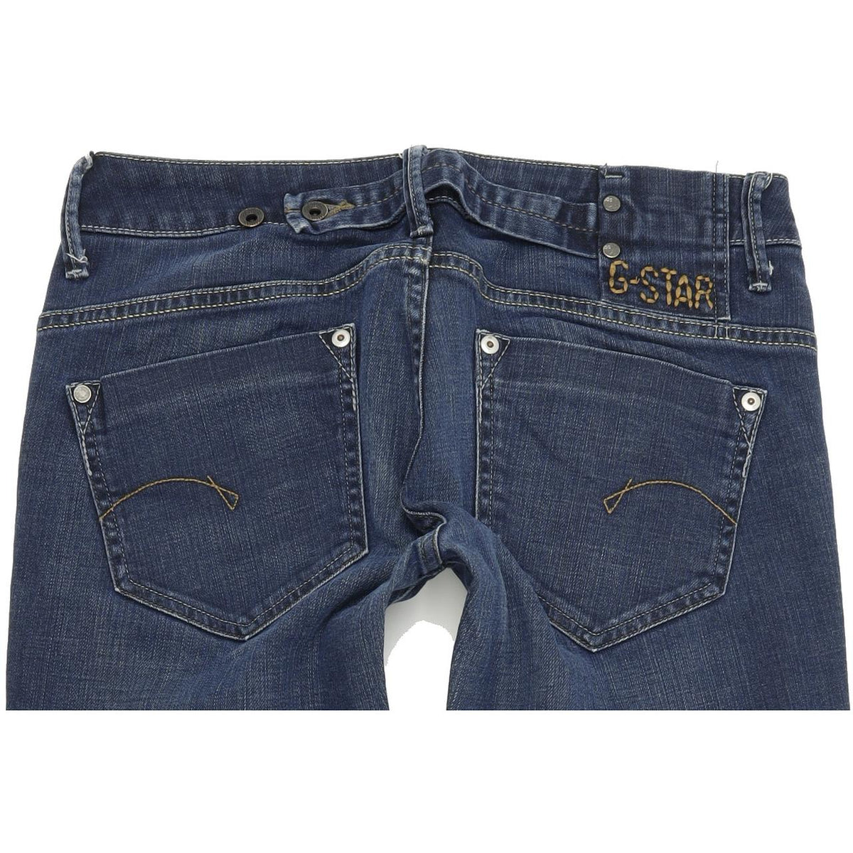 Levi's Signature Women Blue Straight Regular Stretch Jeans W30 L30