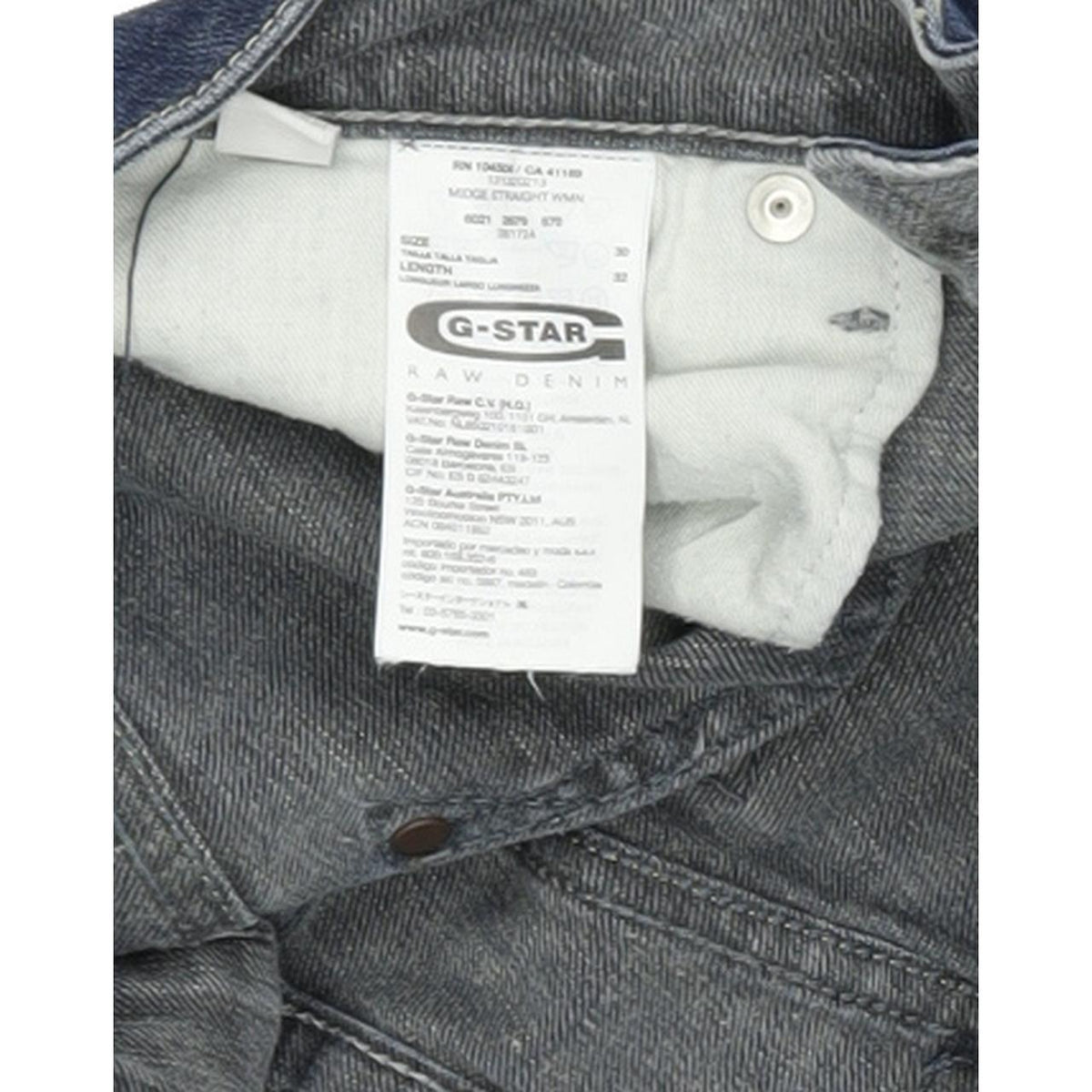 Levi's Signature Women Blue Straight Regular Stretch Jeans W30 L30