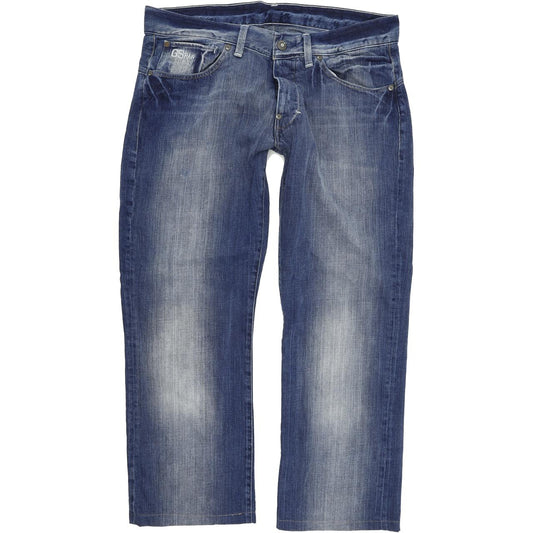 G-Star New Ruger Men Blue Straight Regular Jeans W36 L28