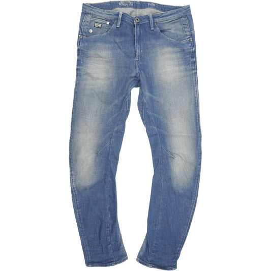 G-Star Arc 3D Women Blue Tapered Regular Jeans W28 L34