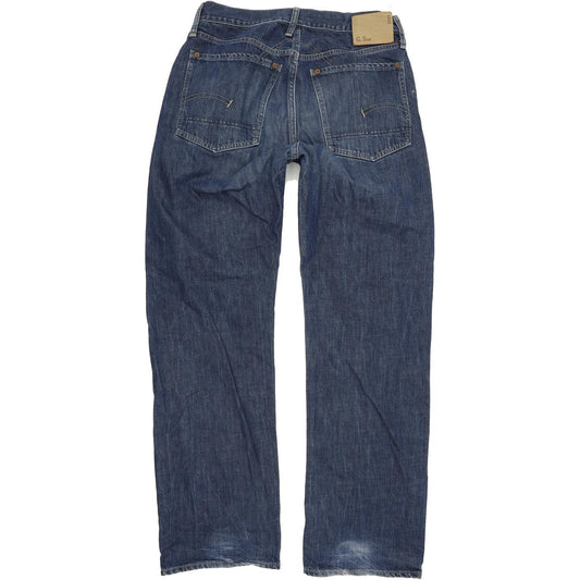 G-Star Men Blue Straight Regular Jeans W32 L34
