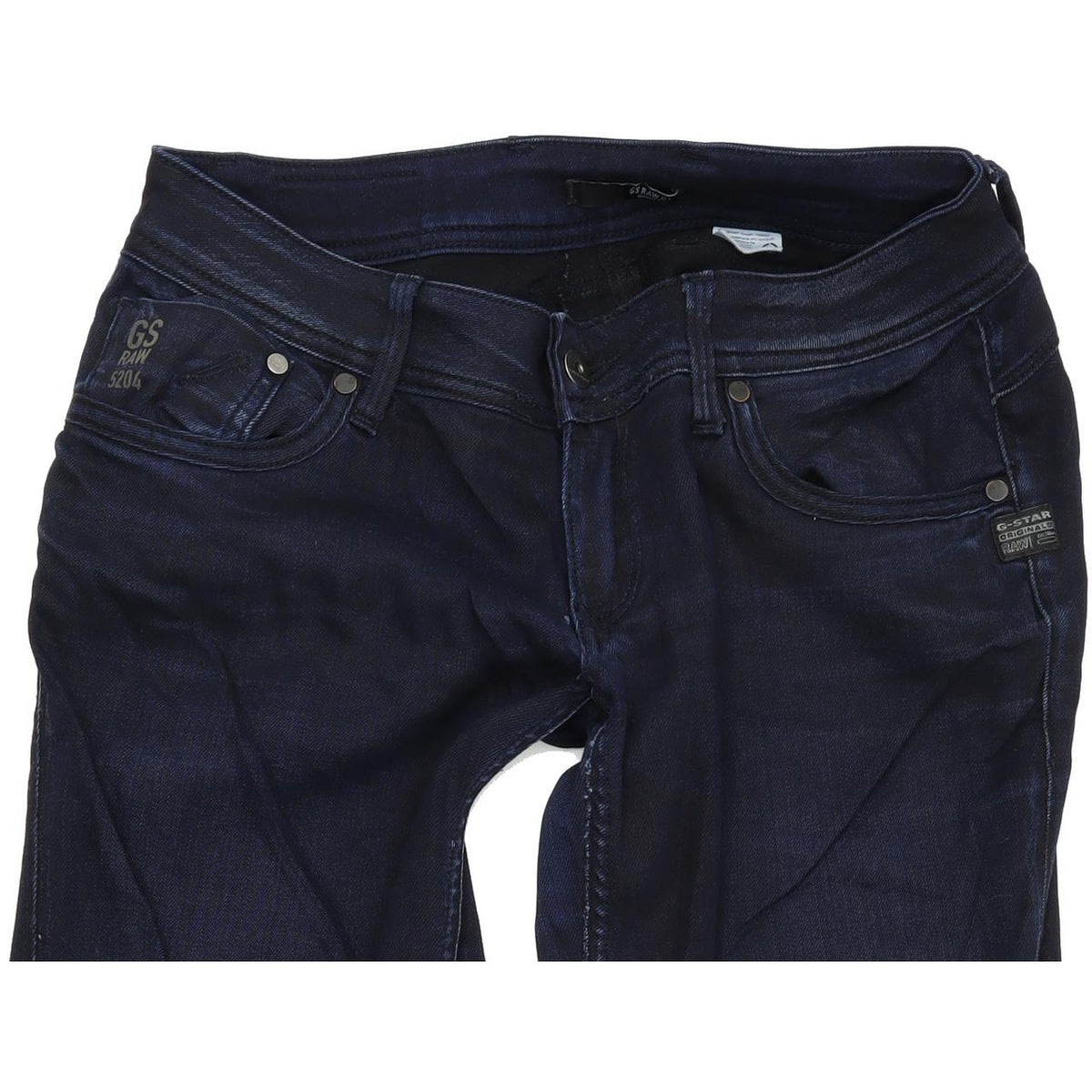 G-Star Women Blue Straight Regular Stretch Jeans W31 L30