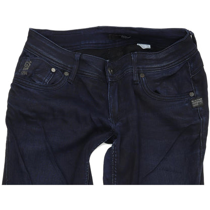 G-Star Women Blue Straight Regular Stretch Jeans W31 L30