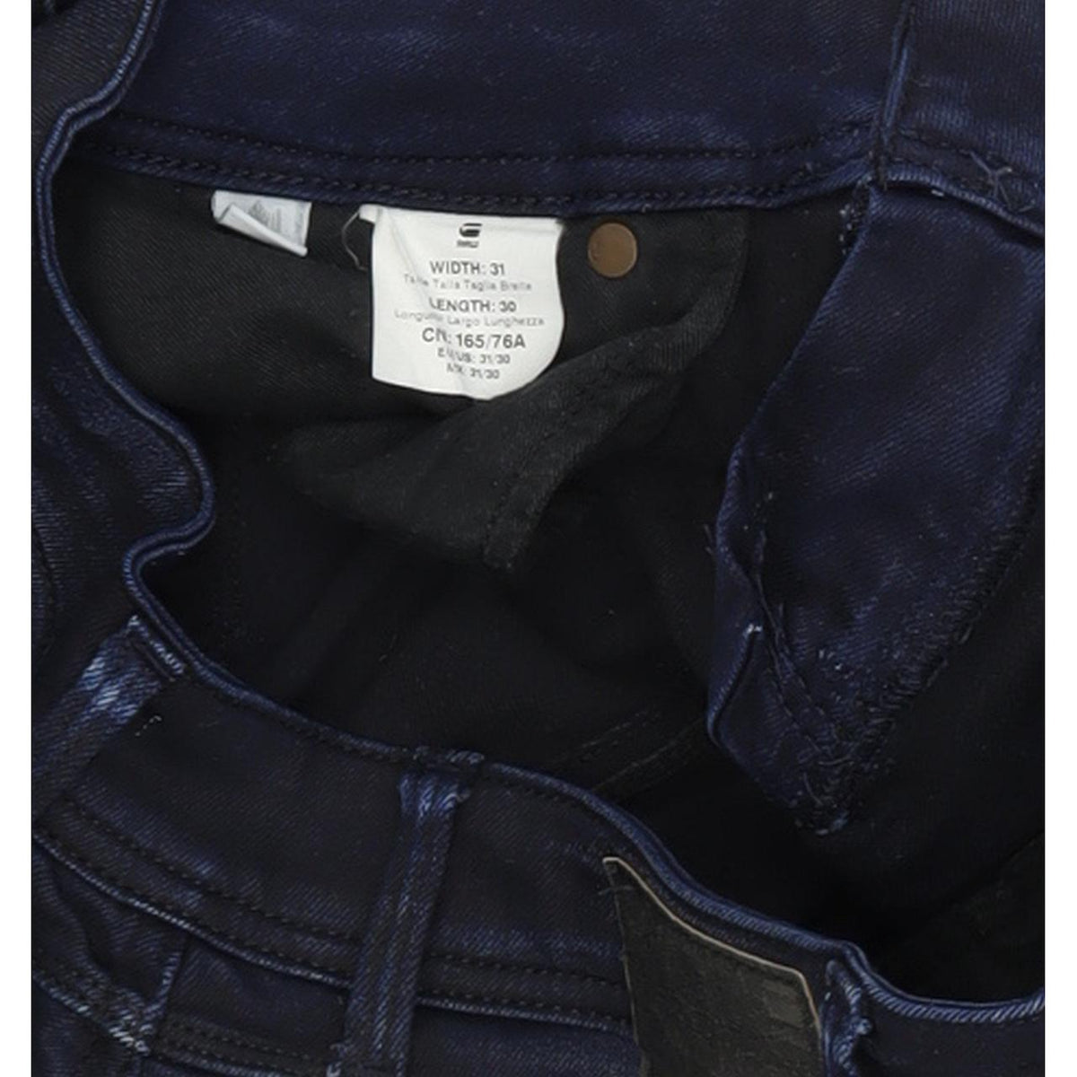 G-Star Women Blue Straight Regular Stretch Jeans W31 L30