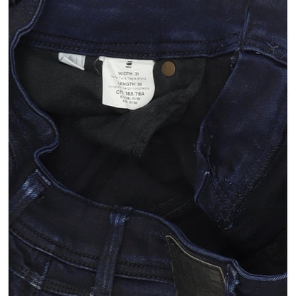 G-Star Women Blue Straight Regular Stretch Jeans W31 L30