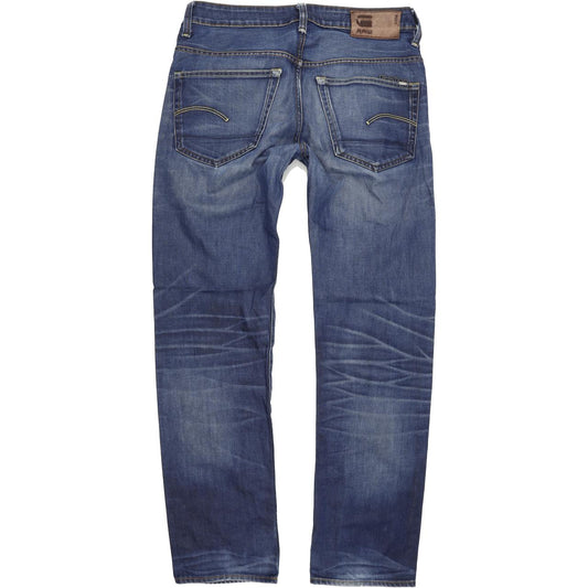 G-Star 3301 Men Blue Straight Regular Jeans W32 L33