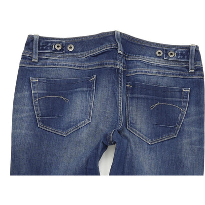 G-Star New Ford Women Blue Straight Regular Stretch Jeans W31 L32