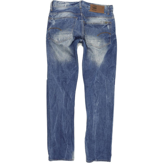 G-Star 3301 Men Blue Straight Regular Jeans W32 L32